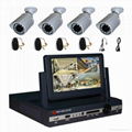 4CH Combo DVR Kit with 7 Inch LCD Screen