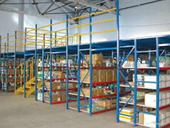 Attic type storage shelves