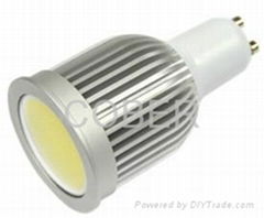 COB led spot light GU10 5W AC100-240V 400LM 