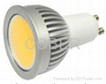 COB spotlight gu10 3W CRI 70Ra 80lm/w