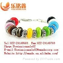 2013 new product handmade glass beads bracelets