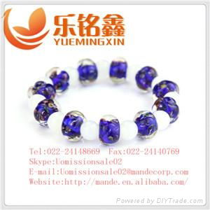 2013 new product handmade glass beads bracelets 5