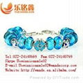 2013 wholesale colored glass craft costume jewelry handmade glass beads bracelet 1