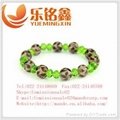 2013 wholesale colored glass craft costume jewelry handmade glass beads bracelet 5
