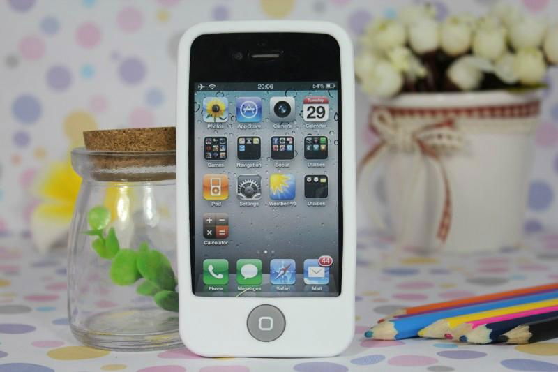 Fashion Jelly Bean Soft Case for iphone 4 4S 5