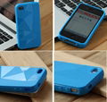 TPU diamond triangle Skin Case Cover for iPhone 4 4s 1