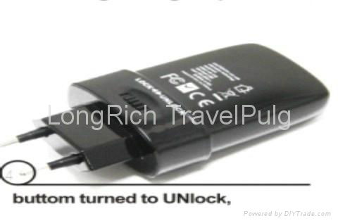 Hot Promotional International Plug Adapter with USB Interfaces(TC-001) 5