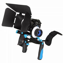 DSLR rig Kit - Shoulder Mount RL-02 + Follow Focus + Mattebox