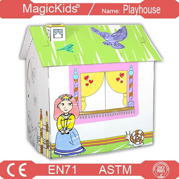 Cuddy House Cardboard /Outdoor Playground Doll house
