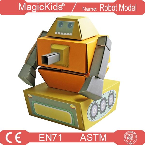 3D Puzzle intelligent Paper ROBOT toys 4