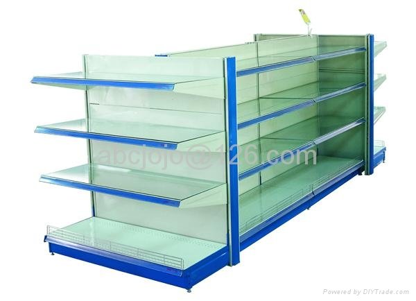 Supermarket Shelf with Glass