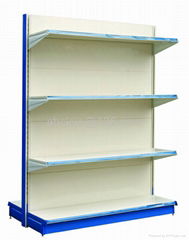 Heavy Duty Supermarket Shelf with steel backboard