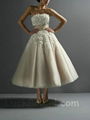 Applique Wedding Dress Elegant A Line