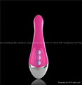 20 frequency USB rechargeable double vibration LED key waterproof vibrator 1