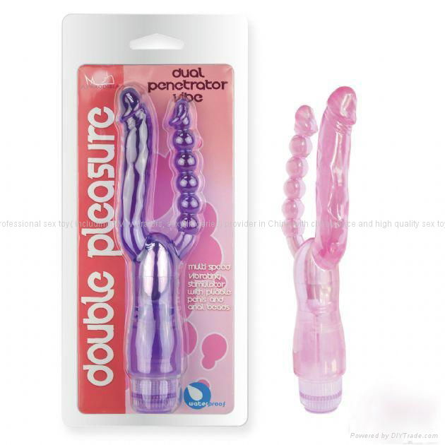 Multi-speed vibrating vagina and anal stimulator