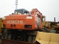 used wheel excavator hitachi  120