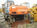 used wheel excavator hitachi  120 2