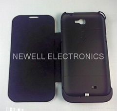 Backup Batteries for Samsung Galaxy Note 2 with flip cover