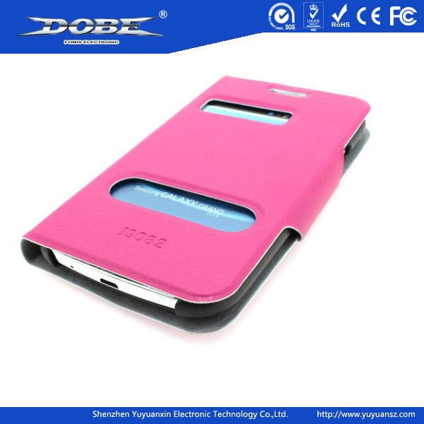 Wallet leather preotective cases for samsung galaxy S3 9082 with PU material 2