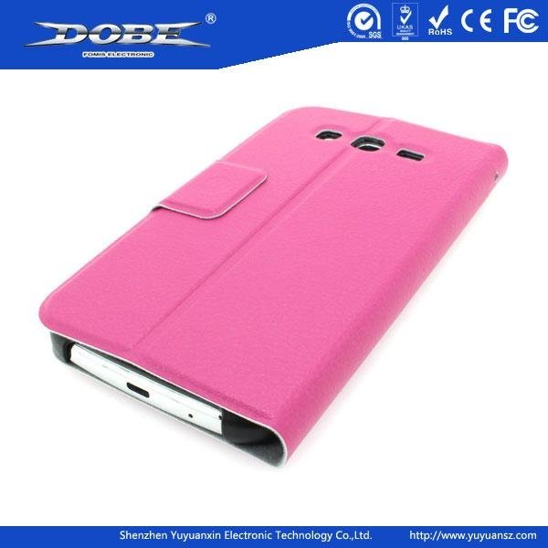 Wallet leather preotective cases for samsung galaxy S3 9082 with PU material 3