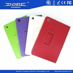 Sweet Candy Color Note-book PU Protective Case for iPad mini with a Stand
