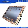 Leopard Phote-frame PU Protective Case Folded as a Stand for iPad 3 and iPad 4 1