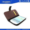 Colorful Striated Wallet Protective Case with folded stand for Samsung GalaxyS3  2