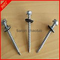 supply galvanized hex head self drilling