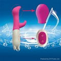 2012 Best Silicone Adult Sex Toy 7-Speed G-Spot Vibrator for women max-06