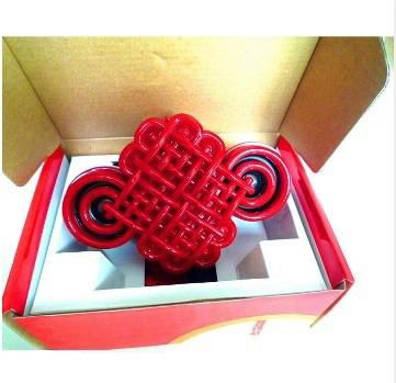 chinese knot shape mini speaker with 3.5mm plug