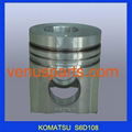 komatsu engine piston S6D102E-1