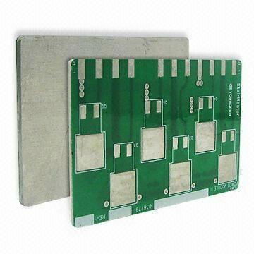 Aluminum Base PCB with White Silkscreen and HASL Surface Finish, Single Layer 2