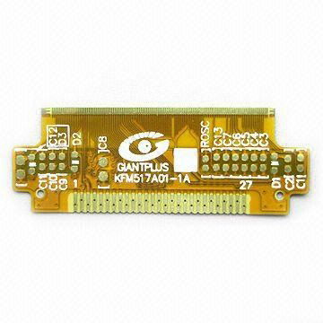 Single-layer Flexible PCB with Double Access Contact and Gold PlatingLong 3