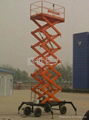 Shear fork lift platform  4