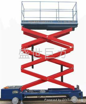 A rotary hydraulic lift platform  3
