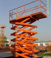 Mesa of telescopic hydraulic lift platform  1