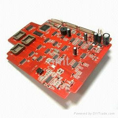 Multilayers PCB  with 0.2mm Minimum Hole Size, 12 Layers Buried Capacitance 