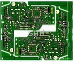 Multilayer PCB in Immersion Silver Finish,  Made of FR4 Material