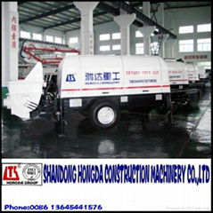 trailer concrete pump