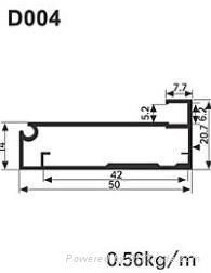 aluminum profile for kichen door frame