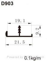 edge banding aluminum profile for kitchen door