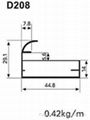 aluminum frame for kitchen cabinet 1