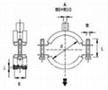 ventilation clamp with nut &rubber profile  1