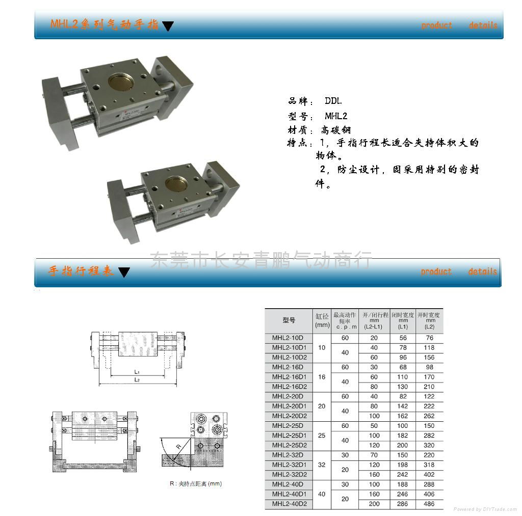 氣動手指MHL2-20D 4