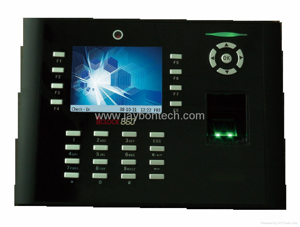 ICLOCK660 Fingerprint Time Attendance Access Control Mutli-Biometric Battary