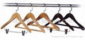 Wooden hanger for hotel guest room  1