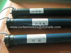 wireless electric tubular motor with