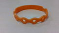 silicone wristband - curve  1