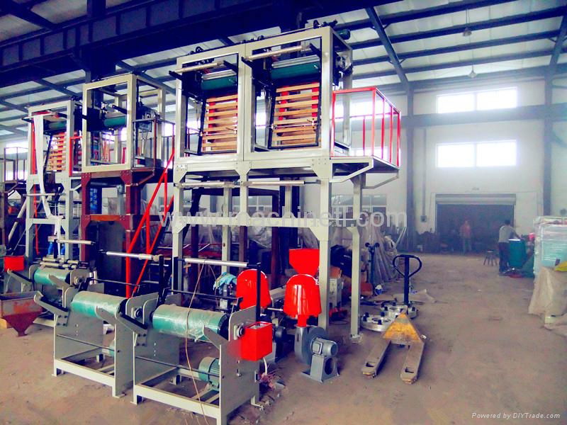 TL series double-head blow film extrusion machine