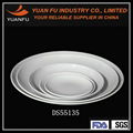 Melamine round plain design dinner plate